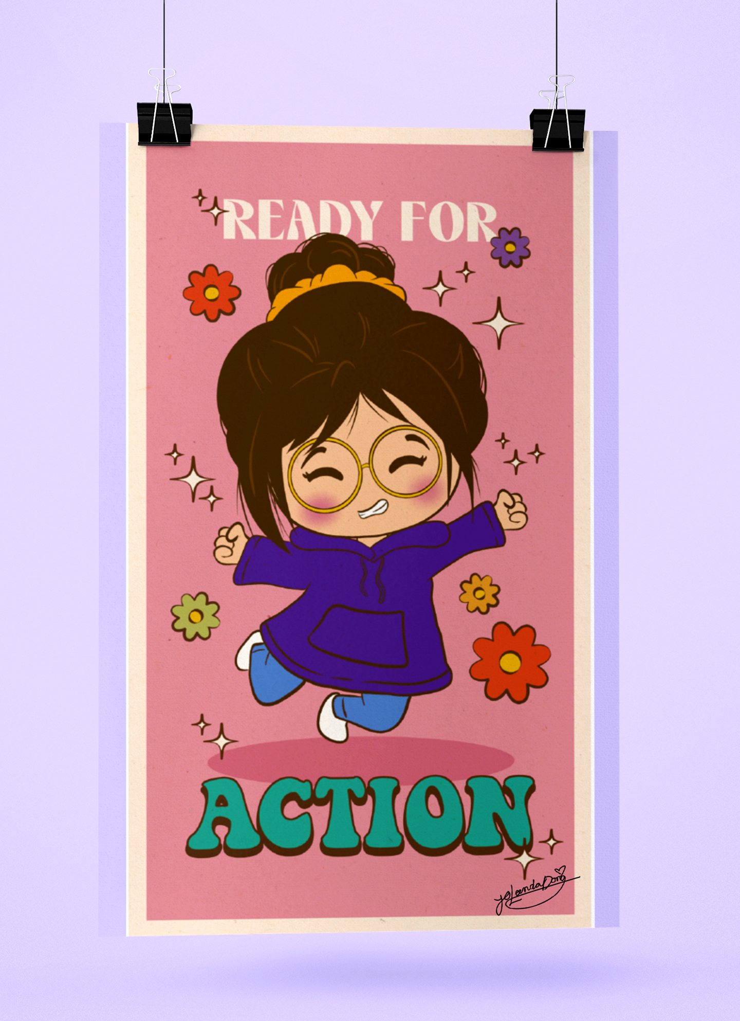 LIMITED EDITION | Ready for Action | Signed by Leenda!