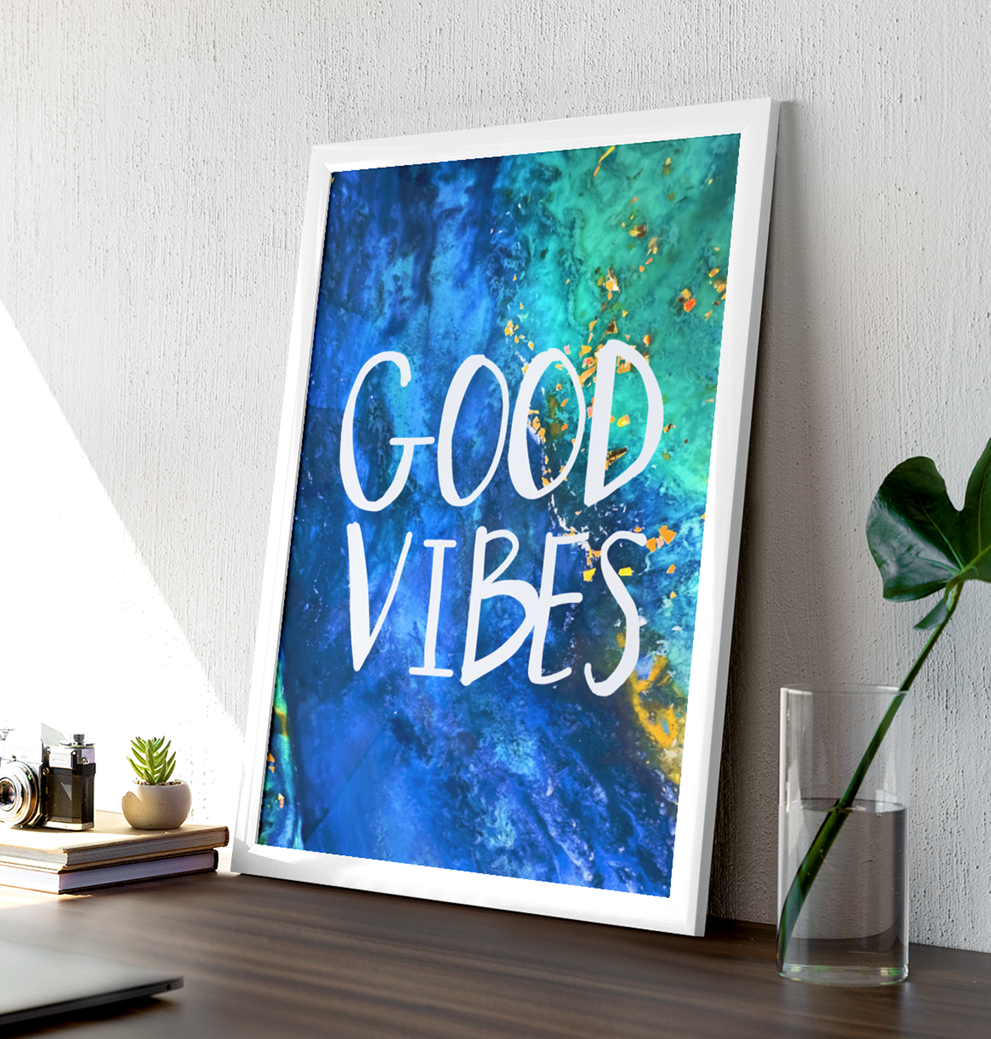 Good Vibes Ocean Blue | Special Artwork by Leenda