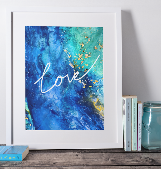 Love Ocean Blue | Special Artwork by Leenda